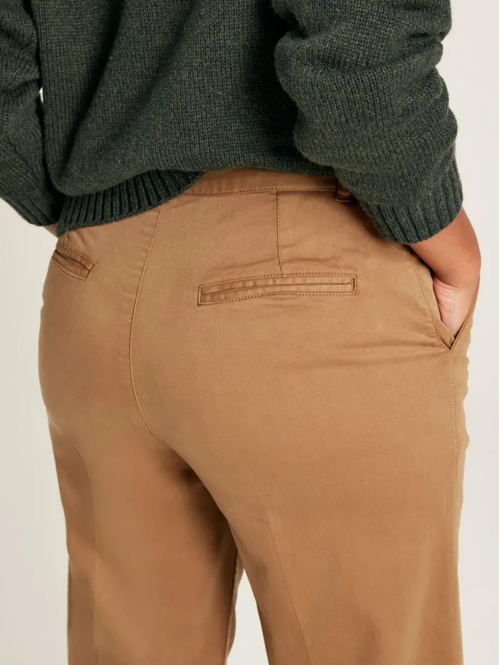 Joules Trousers and Leggings Tan Brown Straight Leg Chinos 8211 Women