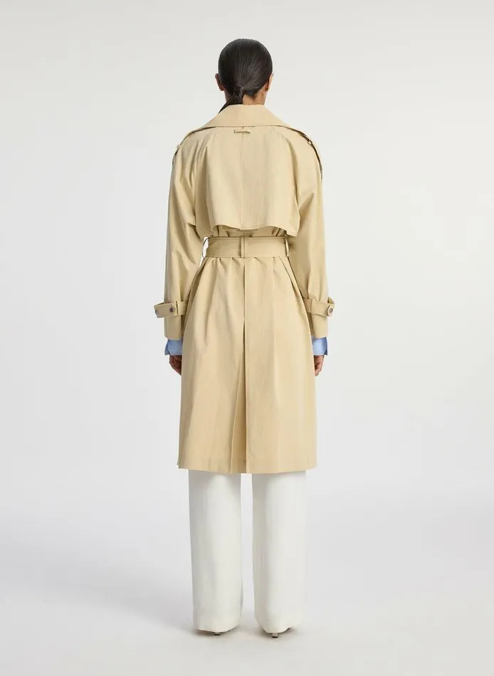 Jumpsuits Women ALC Wyatt Trench Coat Latte Jumpsuits Women ALC Wyatt Trench Coat Latte