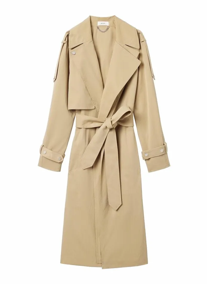 Jumpsuits Women ALC Wyatt Trench Coat Latte Jumpsuits Women ALC Wyatt Trench Coat Latte