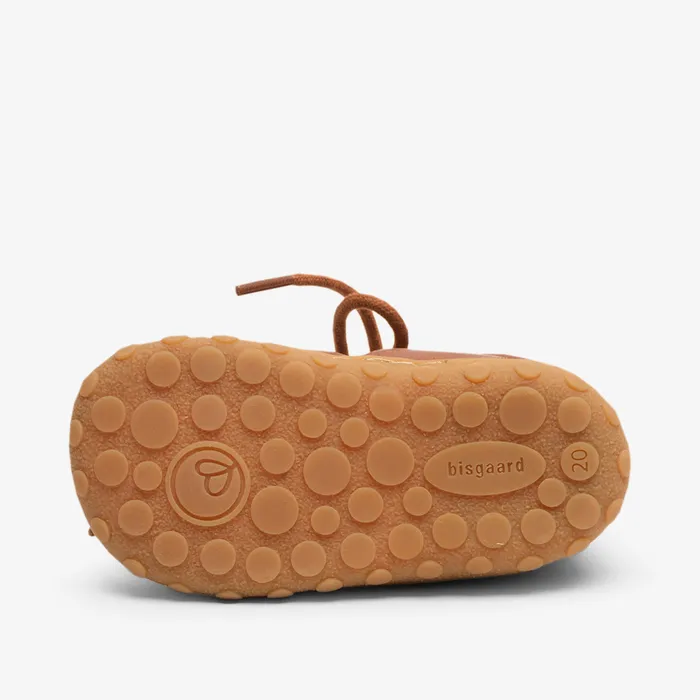 KIDS Boots bisgaardshoes barefoot hale l lamb brandy Brown