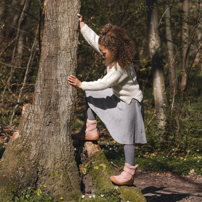 KIDS ellis tex Nude Rose Boots bisgaardshoes