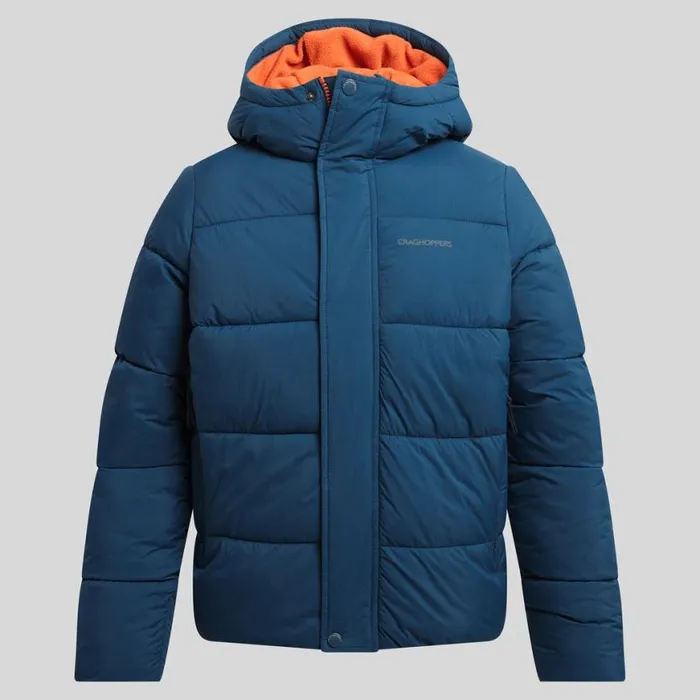 Kids Insulated Jackets Craghoppers Kid039s Brandon Hooded Jacket Tourmaline Blue Kids Insulated Jackets Craghoppers Kid039s Brandon Hooded Jacket Tourmaline Blue