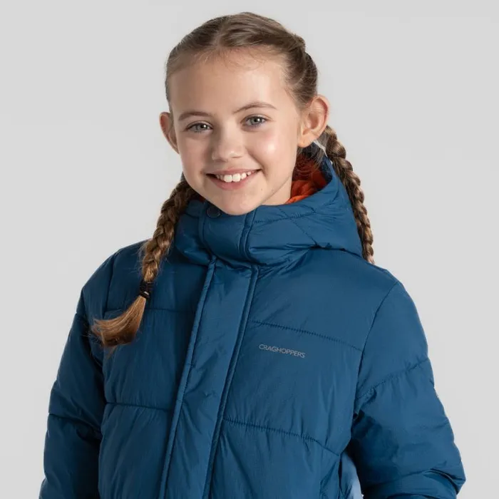 Kids Insulated Jackets Craghoppers Kid039s Brandon Hooded Jacket Tourmaline Blue Kids Insulated Jackets Craghoppers Kid039s Brandon Hooded Jacket Tourmaline Blue