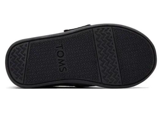 Kids KidsTiny Alpargata Black Canvas Toddler Shoe Black TOMS Alpargatas