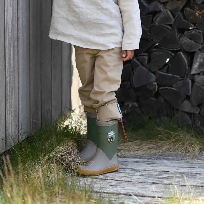 KIDS Rubber boots bisgaardshoes fashion II green Green
