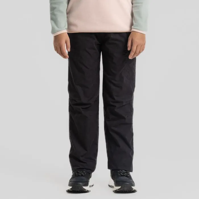 Kids Walking Trousers Craghoppers Kid039s Kiwi II Winter Lined Cargo Trouser Black Kids Walking Trousers Craghoppers Kid039s Kiwi II Winter Lined Cargo Trouser Black