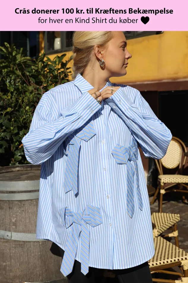 Kind Shirt 8211 Kind Blue Stripe Women Cras Shirts