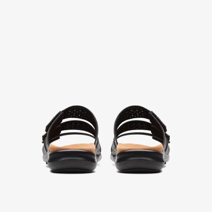 Kitly Walk Black Women Clarks Sandals and Flip Flops