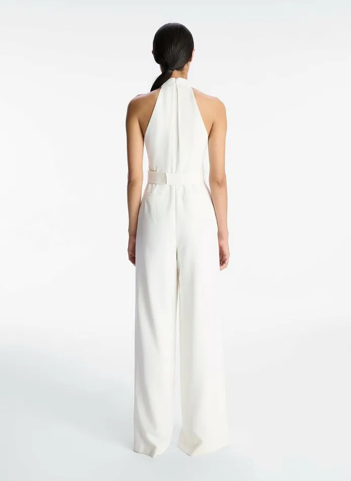 Knitwear Women ALC Murphy WideLeg Jumpsuit White Knitwear Women ALC Murphy WideLeg Jumpsuit White