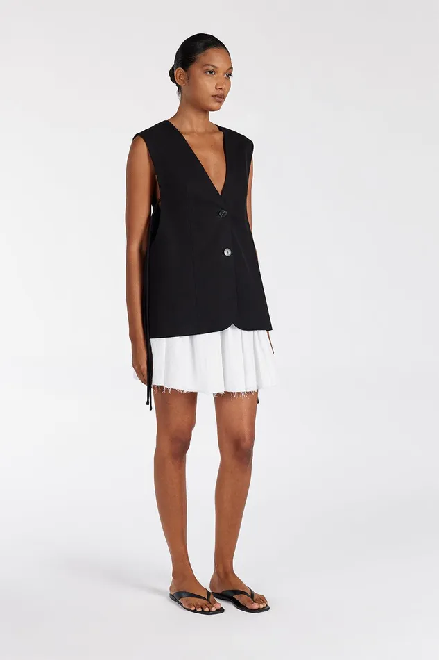 LISE BLACK LOW CUT VEST Women DISSH Vests