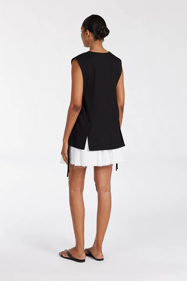 LISE BLACK LOW CUT VEST Women DISSH Vests