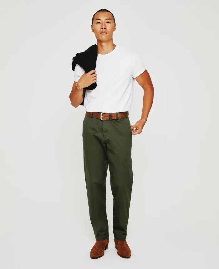 Lochlan Trouser Olive Tree Men AG Jeans Pants
