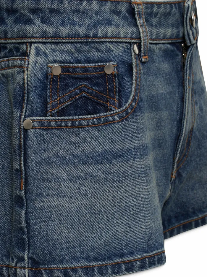 LOWWAIST DENIM SHORTS Women Rhude Denim