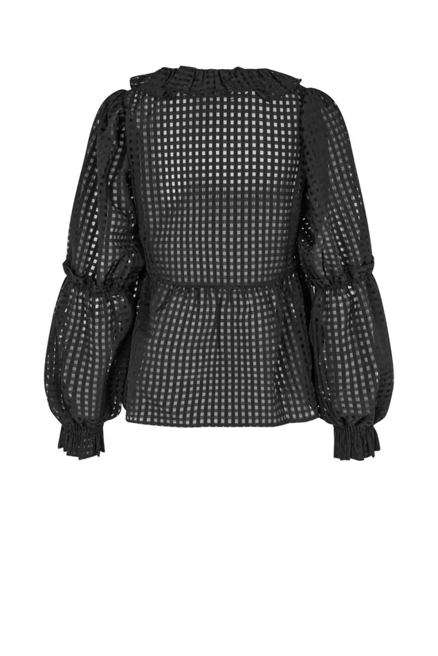 Lyon Blouse 8211 Black Women Cras Tops