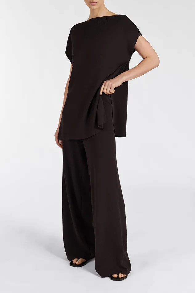 MABLE BITTER CHOC KNIT PANT Women DISSH Pants