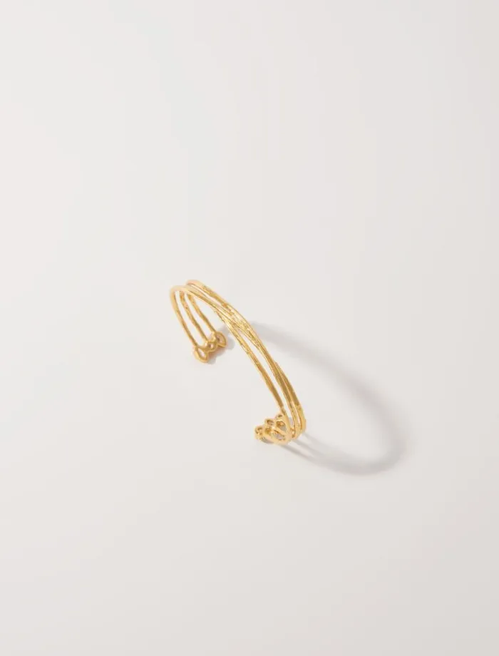 Maje Jewelry Womens Goldplated Recycled Brass Bracelet Gold