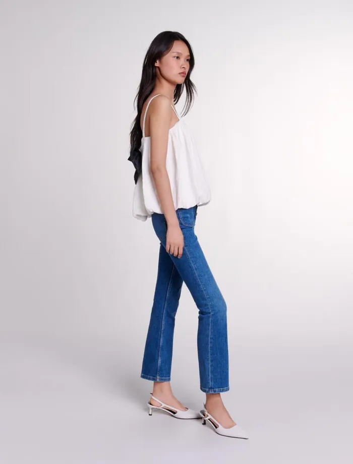 Maje Tops and Shirts Womens Strappy Top White