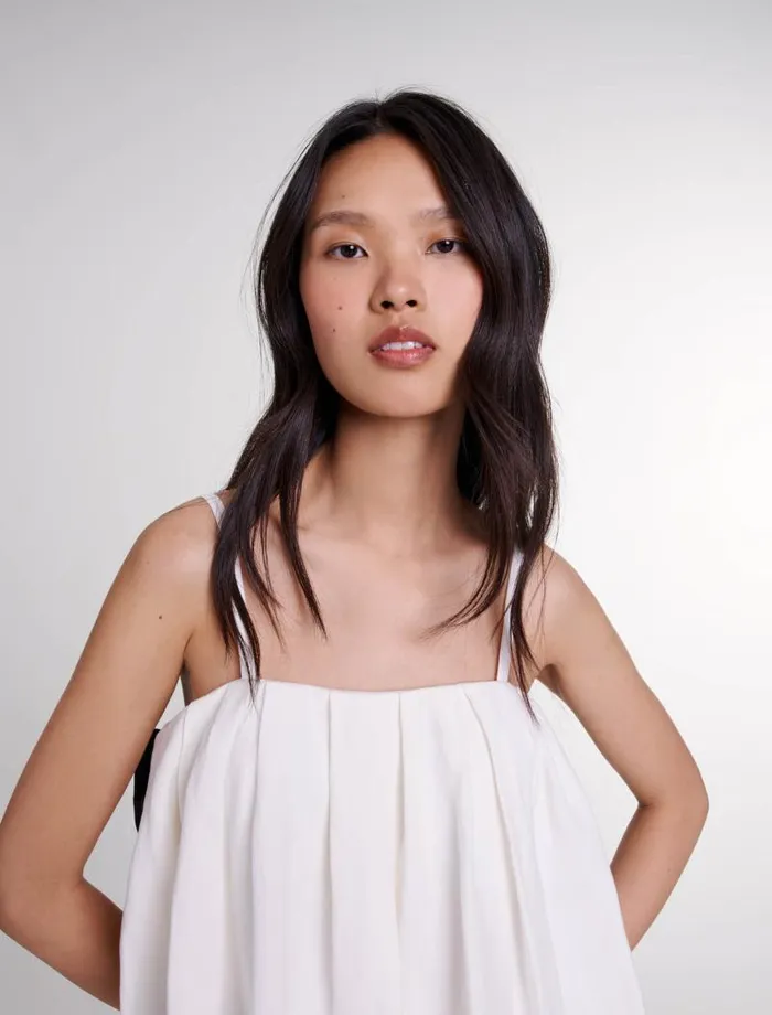 Maje Tops and Shirts Womens Strappy Top White