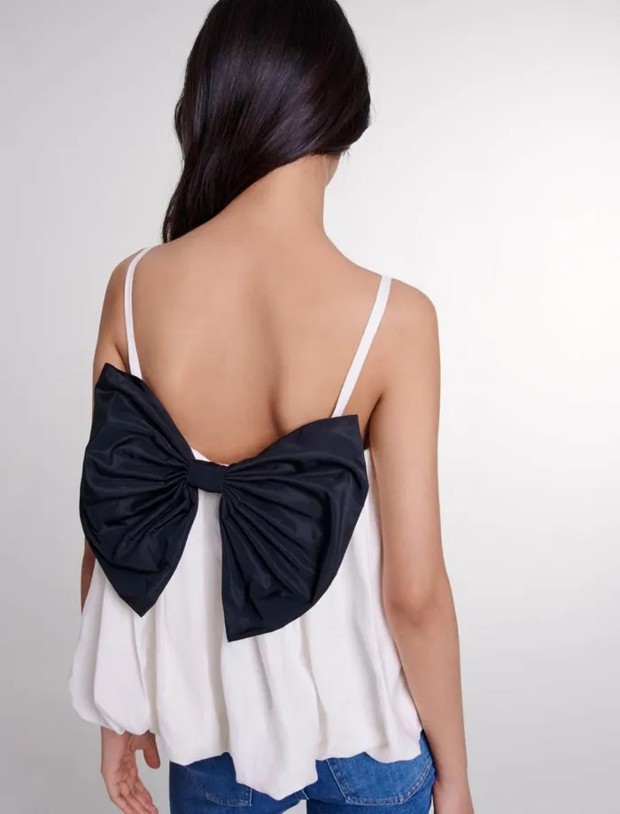 Maje Tops and Shirts Womens Strappy Top White