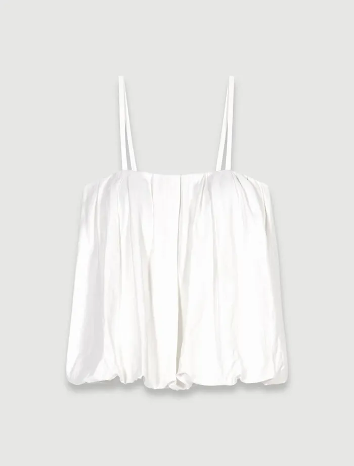 Maje Tops and Shirts Womens Strappy Top White