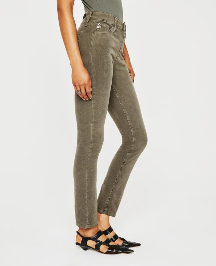 Mari 1 Year Sulfur Armory Green Women AG Jeans Pants Mari 1 Year Sulfur Armory Green Women AG Jeans Pants