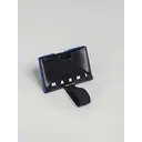 Marni And Blue Credit Card Case Black Mens Wallets and Small Leather Goods Marni And Blue Credit Card Case Black Mens Wallets and Small Leather Goods