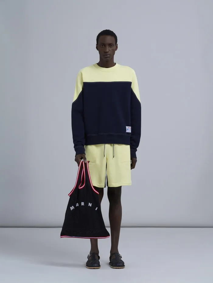 Marni Basket Tank Top Shopping Bag In Tech Fabric Black Mens Shoulder Bags Marni Basket Tank Top Shopping Bag In Tech Fabric Black Mens Shoulder Bags