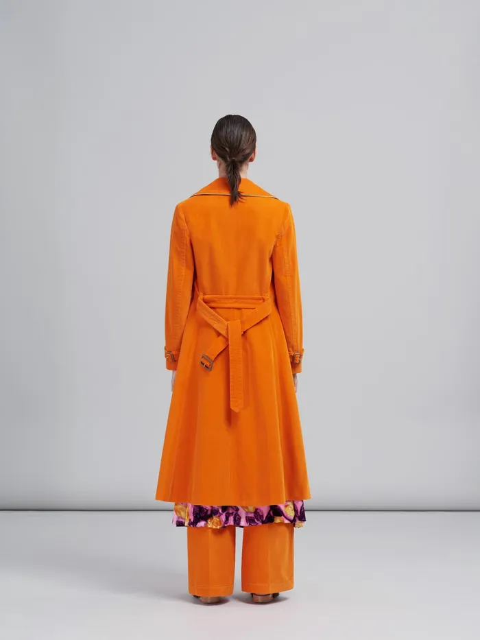 Marni Fine Wale Corduroy Coat Alkekengi Womens Coats and Jackets Marni Fine Wale Corduroy Coat Alkekengi Womens Coats and Jackets