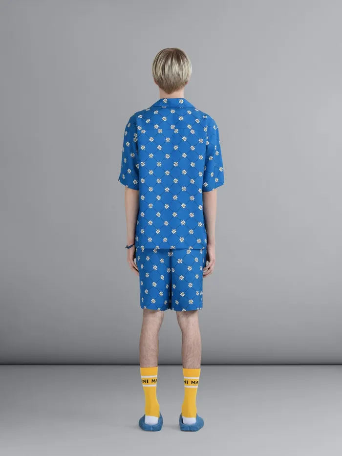 Marni Gram Bermuda Pants Royal Mens Trousers Marni Gram Bermuda Pants Royal Mens Trousers