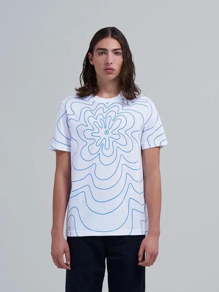 Marni Vibrating Flower Print Organic Jersey Tshirt Lake Mens Sweatshirts and Tshirts Marni Vibrating Flower Print Organic Jersey Tshirt Lake Mens Sweatshirts and Tshirts