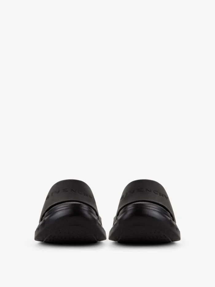 Marshmallow Wedge Sandals In Leather Black Women Givenchy Marshmallow