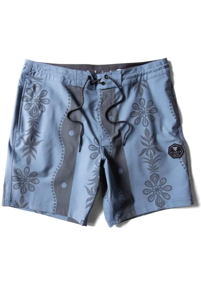 Medewi 175quot Boardshort Tidal Blue Men Vissla Boardshorts