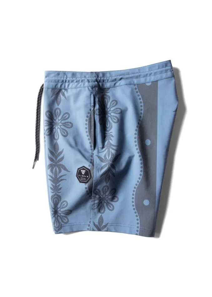 Medewi 175quot Boardshort Tidal Blue Men Vissla Boardshorts