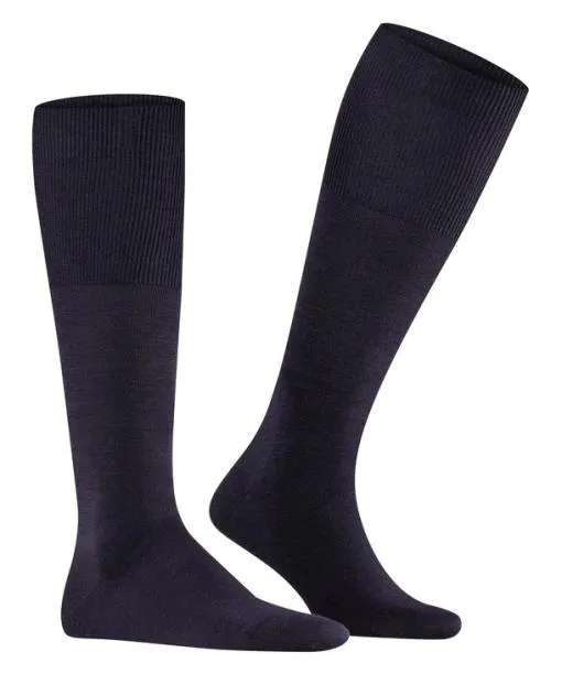 Men Airport Men Kneehigh Socks Dark Navy FALKE Knee High Socks