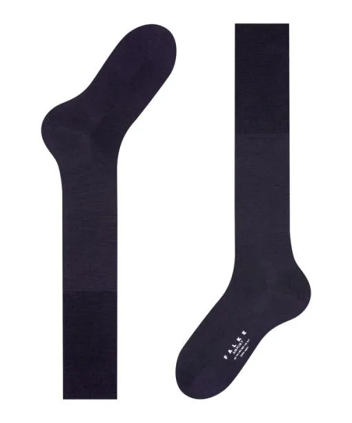 Men Airport Men Kneehigh Socks Dark Navy FALKE Knee High Socks
