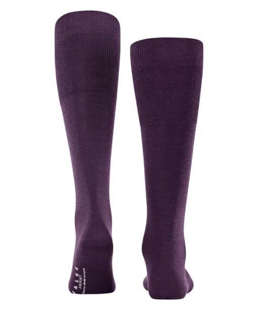 Men Airport Men Kneehigh Socks Wine Berry FALKE Knee High Socks