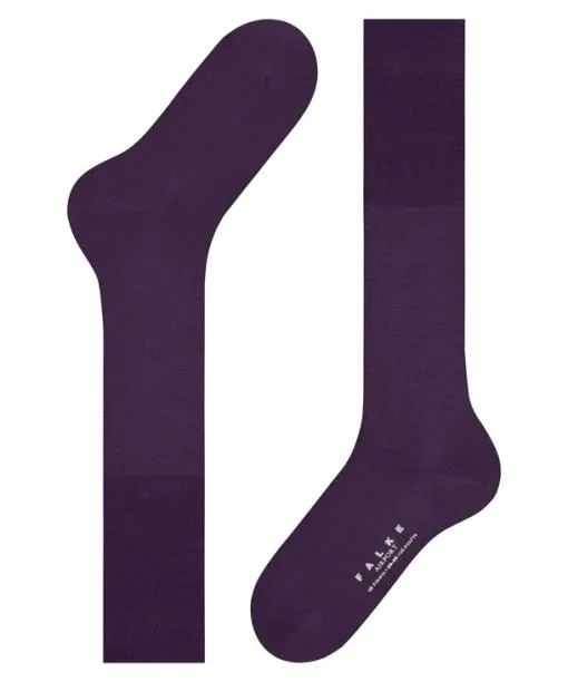 Men Airport Men Kneehigh Socks Wine Berry FALKE Knee High Socks