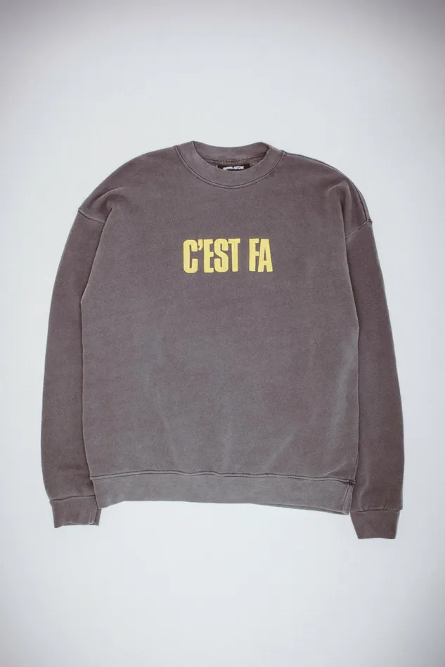 Men C039est FA Crewneck Fucking Awesome Sweaters