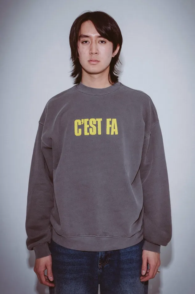 Men C039est FA Crewneck Fucking Awesome Sweaters Men C039est FA Crewneck Fucking Awesome Sweaters