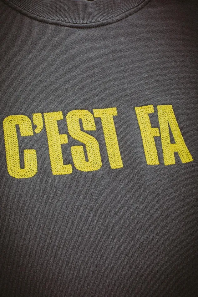 Men C039est FA Crewneck Fucking Awesome Sweaters Men C039est FA Crewneck Fucking Awesome Sweaters