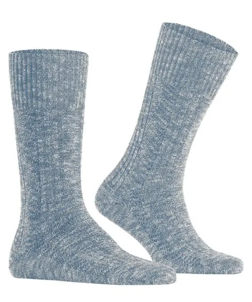 Men Carved Pile Men Socks Arcticblue FALKE Socks