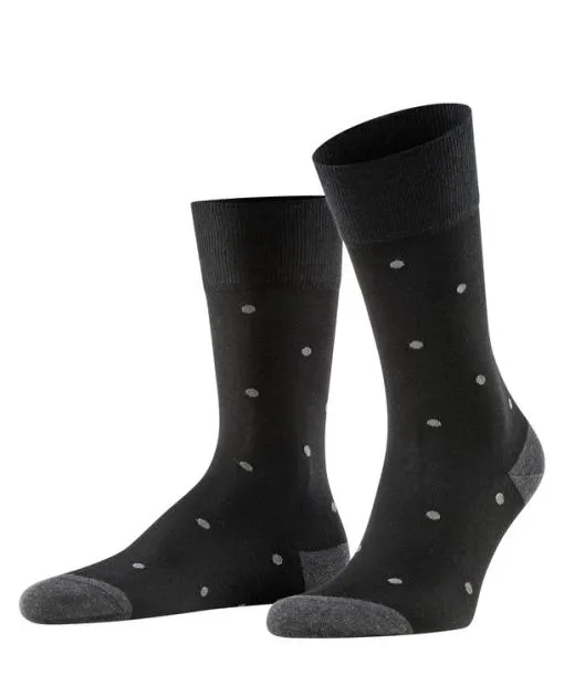 Men Dot Men Socks Anthracite Mel FALKE Socks
