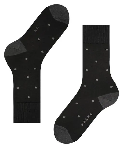 Men Dot Men Socks Anthracite Mel FALKE Socks