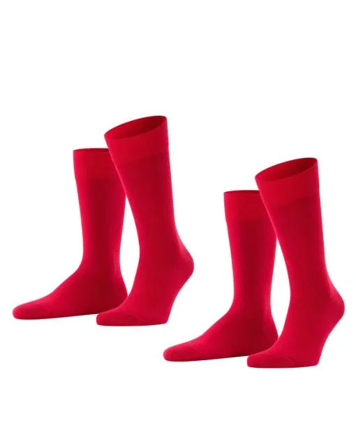Men Happy 2Pack Men Socks Scarlet FALKE Socks