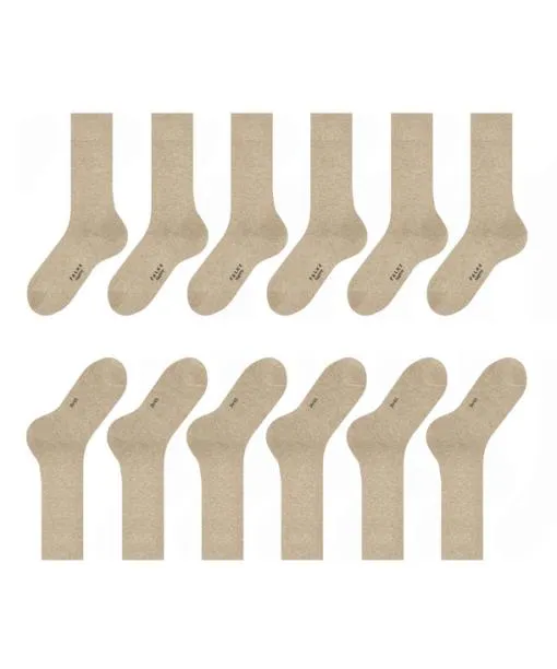 Men Happy 6Pack Men Socks Sand Mel FALKE Socks