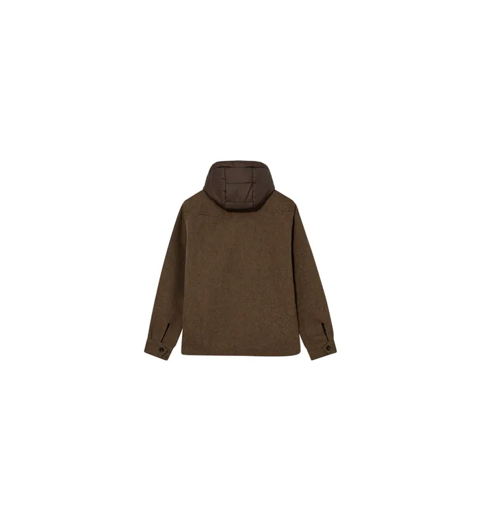 Men Jackets MOS MOSH MMGCompton Twill Hood Jacket Brown Latte