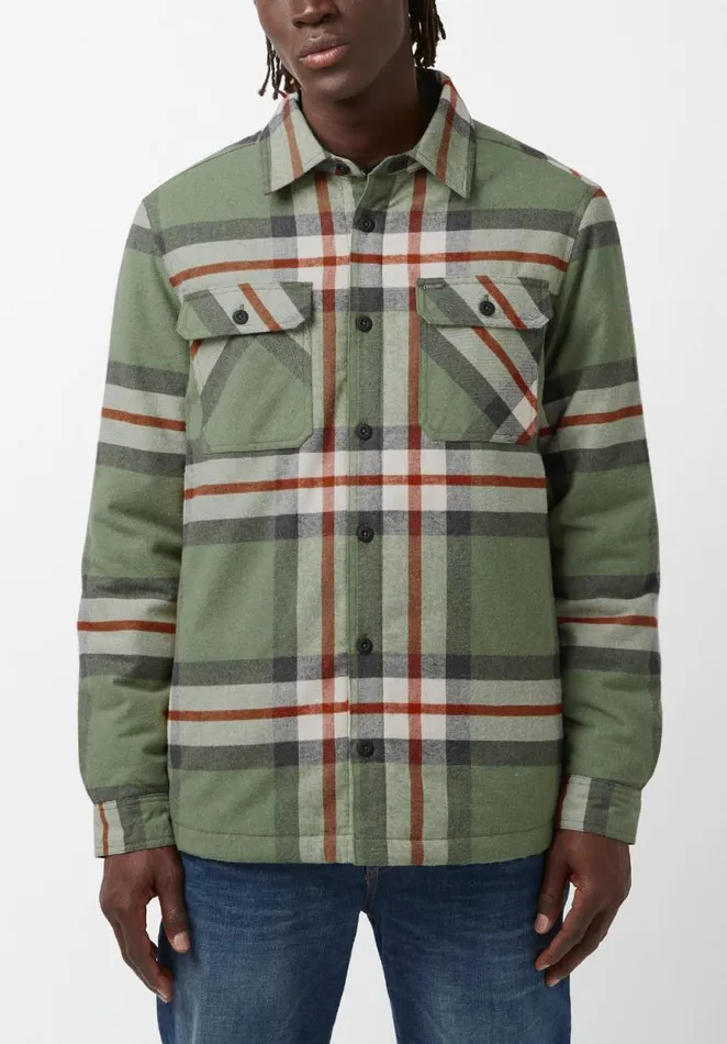 Men Jomon Green Mens Jacket Ultra Green Buffalo David Bitton Jackets