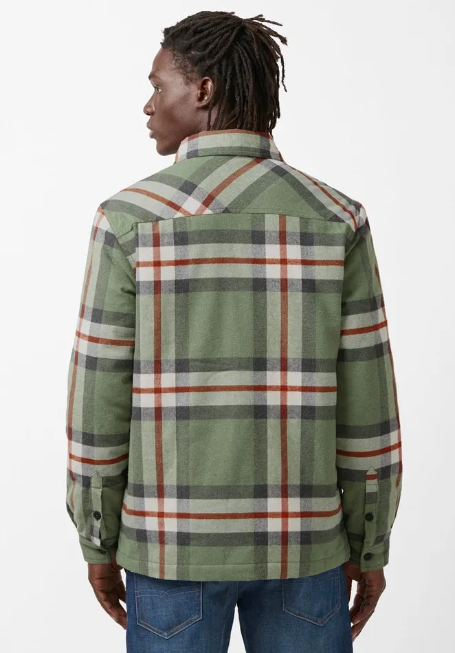 Men Jomon Green Mens Jacket Ultra Green Buffalo David Bitton Jackets