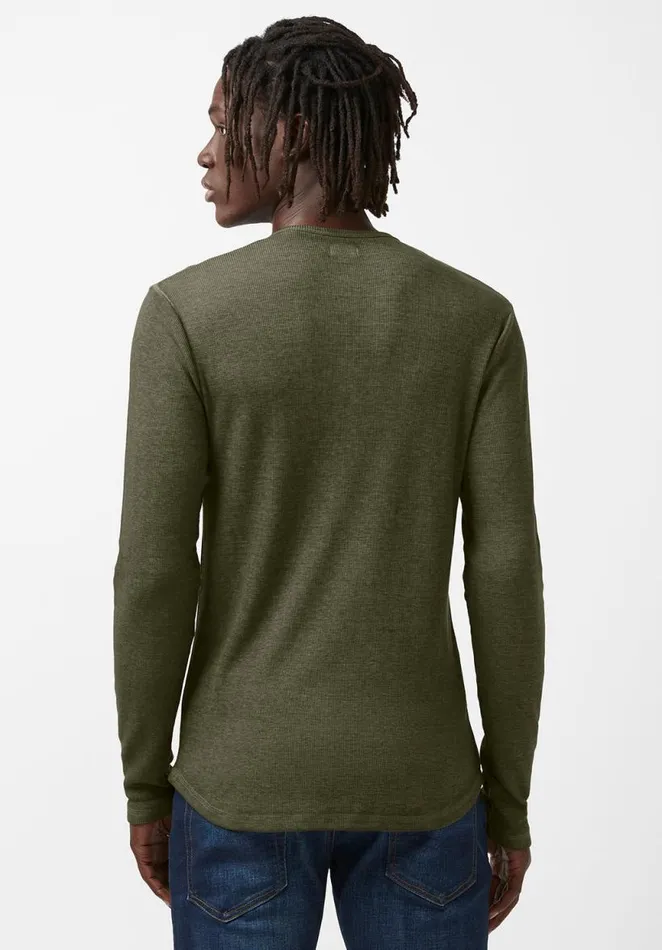 Men Kipat Green LongSleeve Mens Top Fern Buffalo David Bitton Tops and Tees
