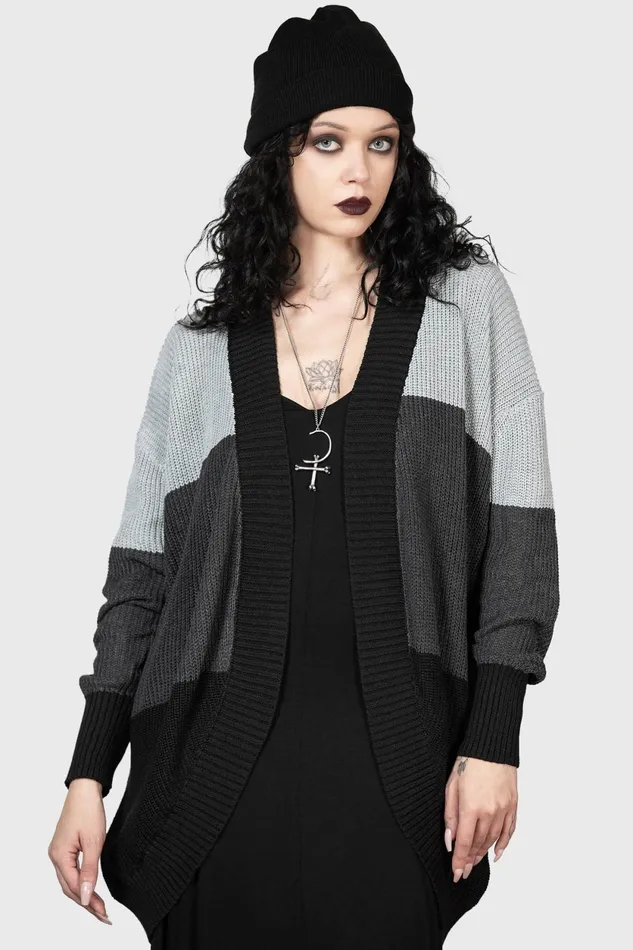 Men Knitwear Killstar January Mist Cardigan